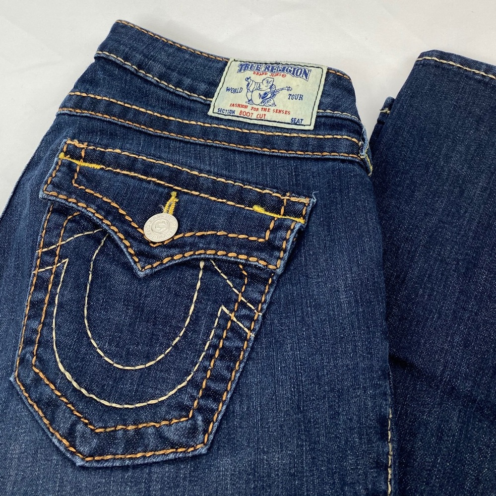 True Religion Bootcut Dark Wash Jeans